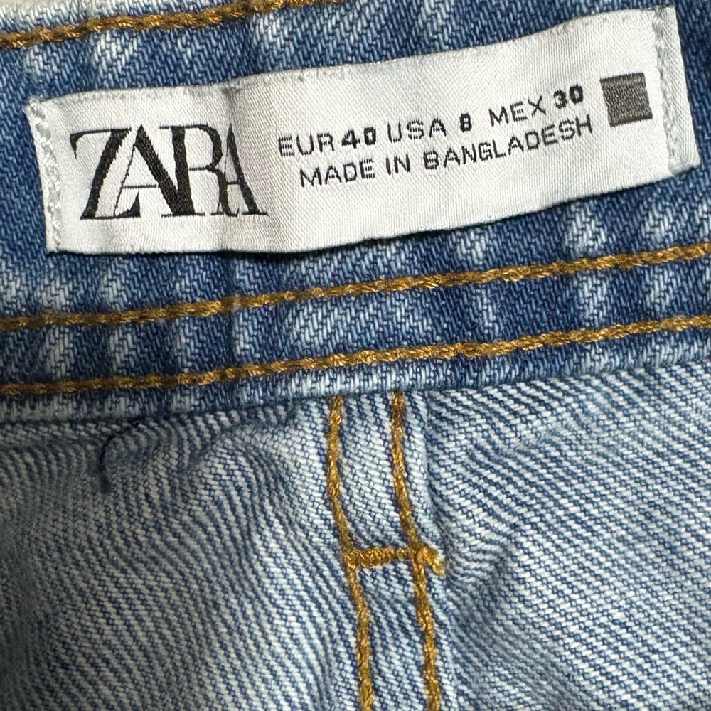 Zara Light Blue Denim Jeans - Picture 4 of 4